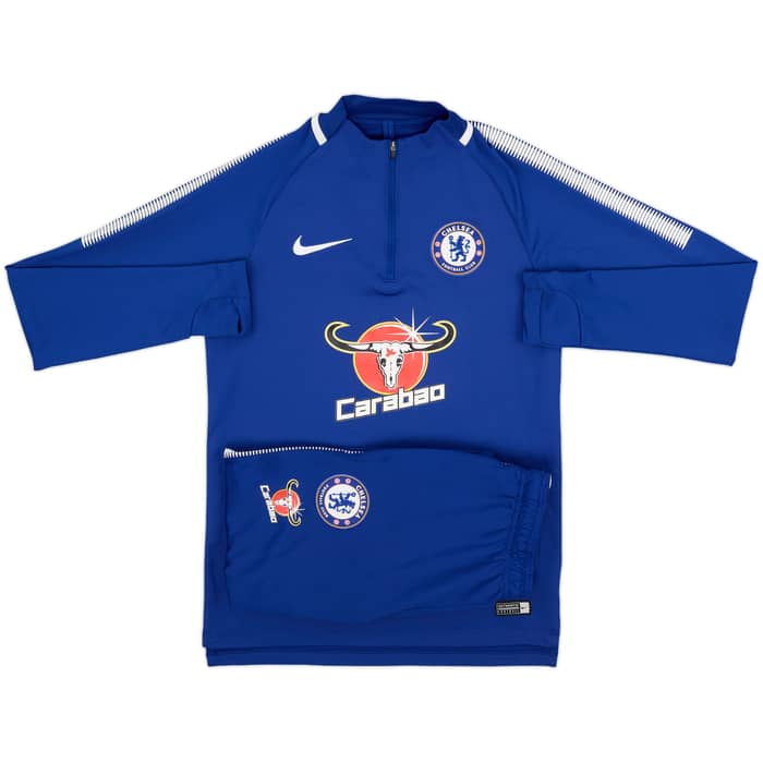 2017-18 Chelsea Nike Tracksuit - 9/10 - (S)