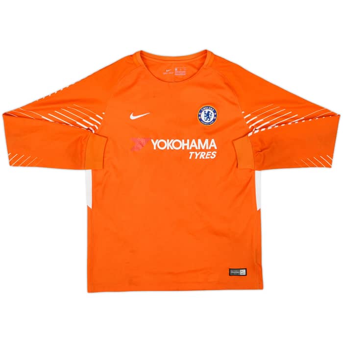 2017-18 Chelsea GK Full Kit Courtois #13 - 5/10 - (XL.Boys)