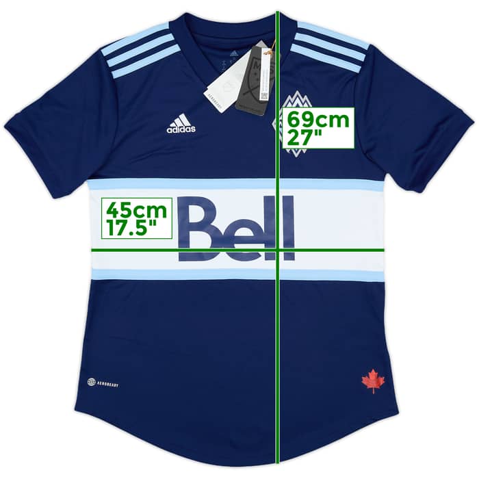 2022 Vancouver Whitecaps Home Shirt (Women's S)