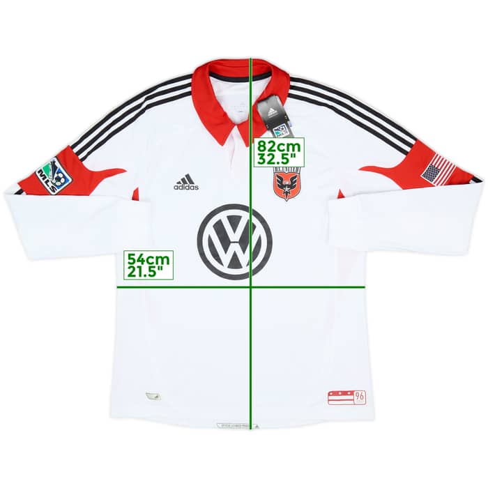 2012-13 DC United Authentic Away L/S Shirt (XL)