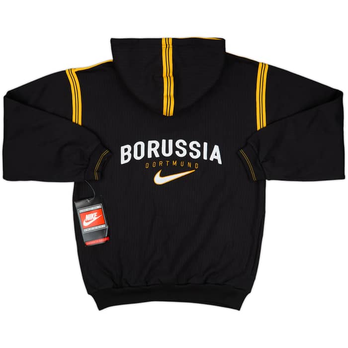 1998-00 Borussia Dortmund Nike 1/4 Zip Hooded Sweat Top (S)