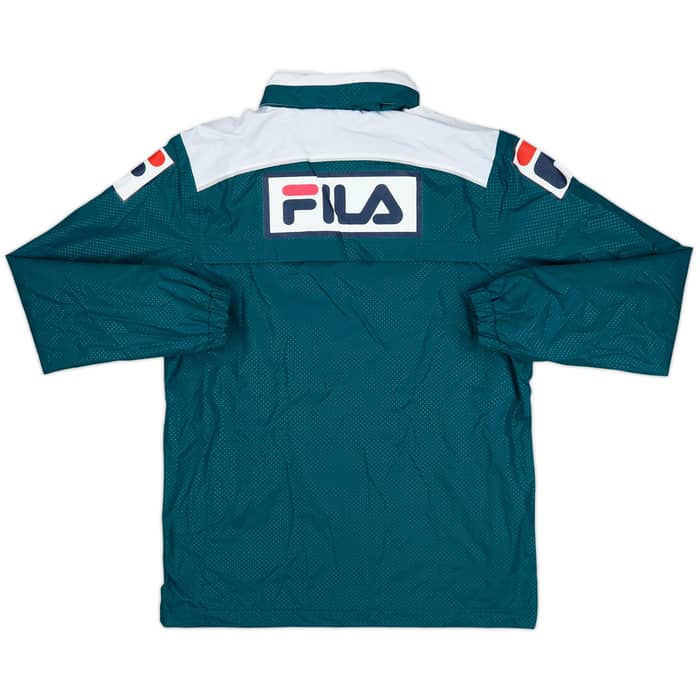 2013-14 Morecambe Fila Hooded Rain Jacket (XL.Boys)
