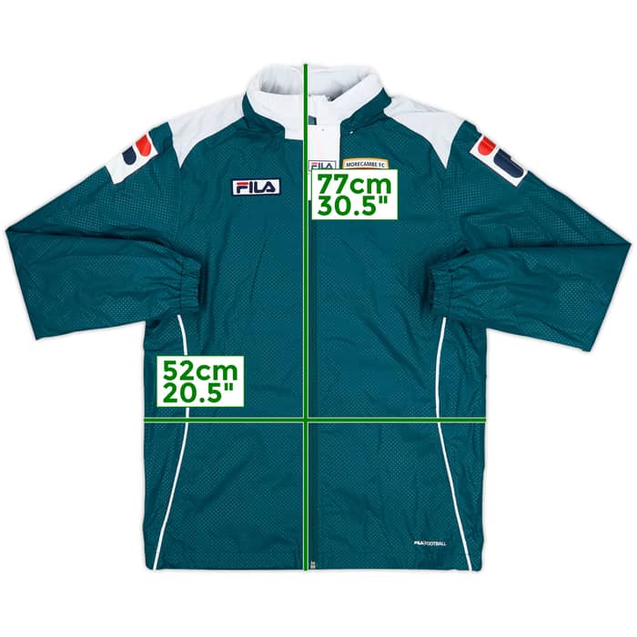 2013-14 Morecambe Fila Hooded Rain Jacket (XL.Boys)