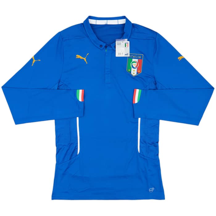 2014-15 Italy Player Issue Home L/S Shirt (XXL)