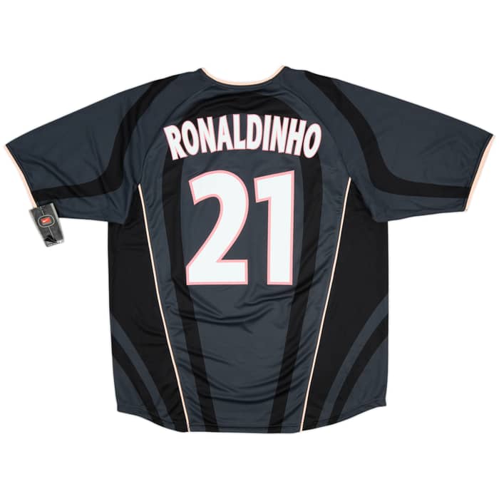 2001-02 Paris Saint-Germain Player Issue Third Shirt Ronaldinho #21 (L)