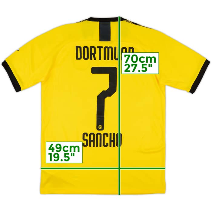 2019-20 Borussia Dortmund Home Shirt Sancho #7 (S)