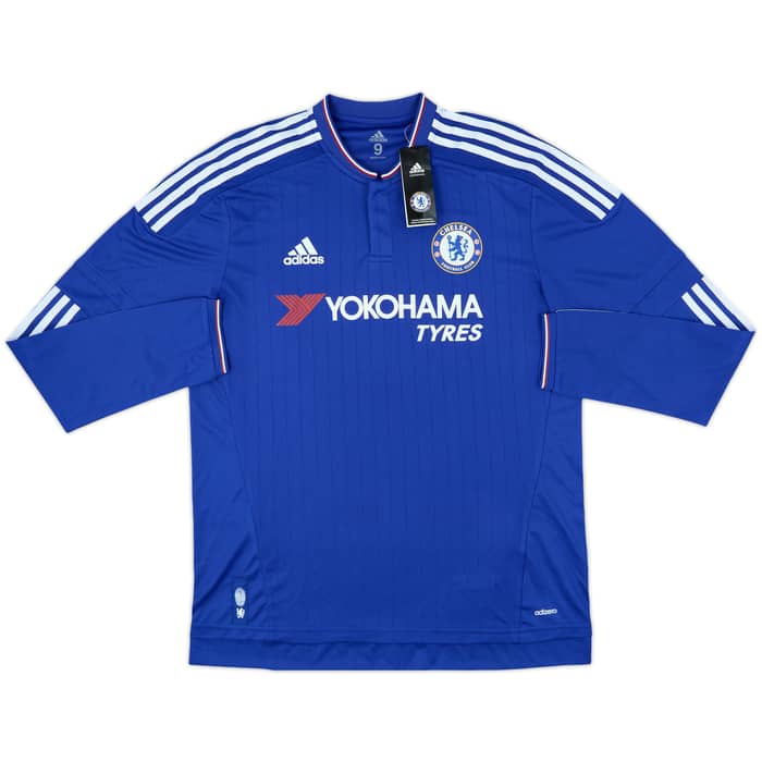 2015-16 Chelsea Player Issue Home L/S Shirt Hazard #10 (L/XL)