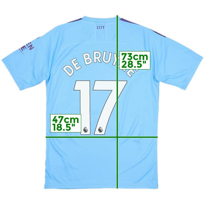 2019-20 Manchester City Home Shirt De Bruyne #17 (M)