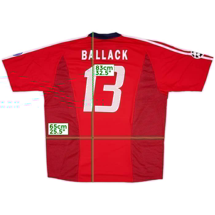 2002-03 Bayern Munich CL Shirt Ballack #13 (XXL)