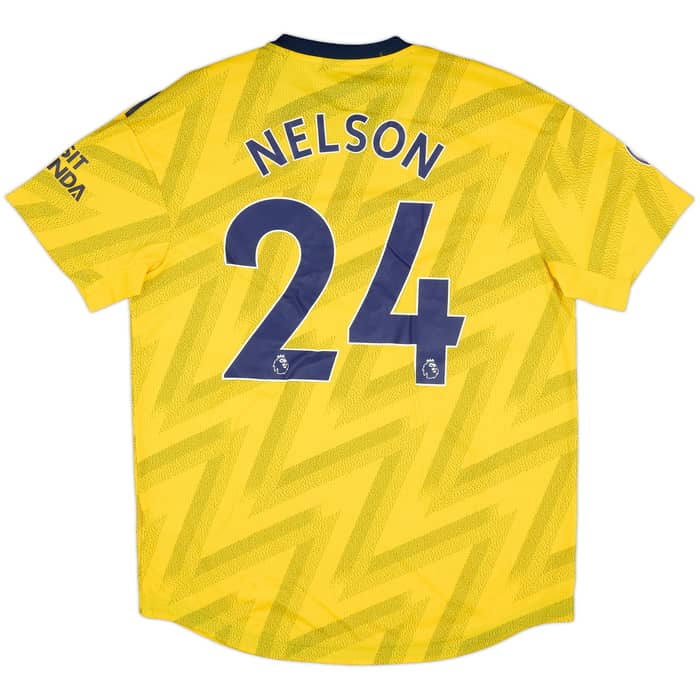 2019-20 Arsenal Authentic Away Shirt Nelson #24 (L)