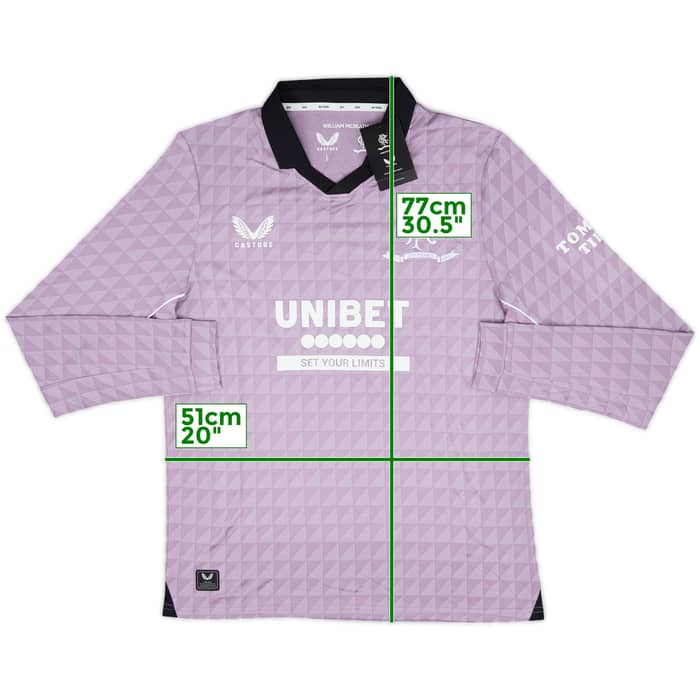 2021-22 Rangers '150 Years Anniversary' Third L/S Shirt (L)