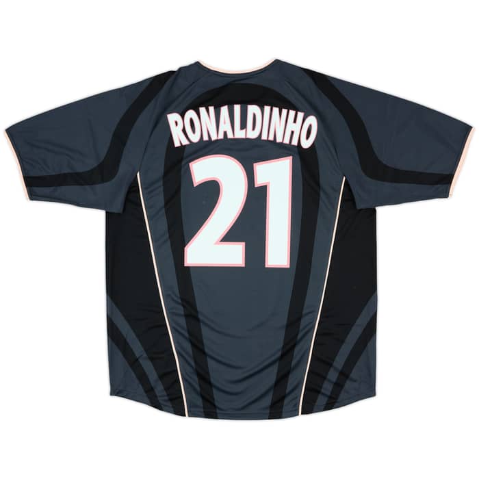 2001-02 Paris Saint-Germain Player Issue Third Shirt Ronaldinho #21 (L)