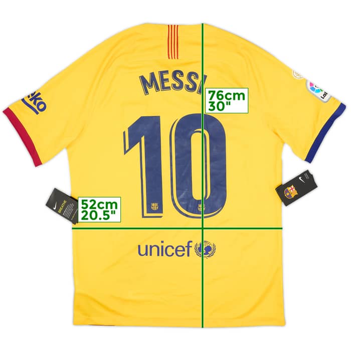 2019-20 Barcelona Away Shirt Messi #10 (L)