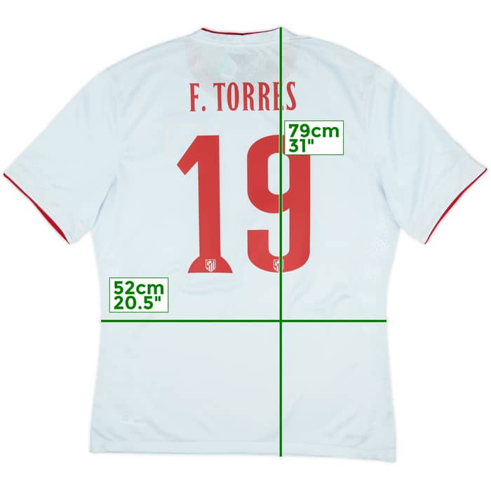 2014-15 Atletico Madrid Player Issue Away Shirt F.Torres #19 (XL)