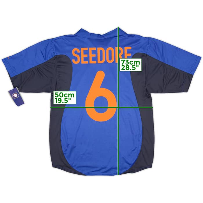 2000-02 Netherlands Away Shirt Seedorf #6 (S)