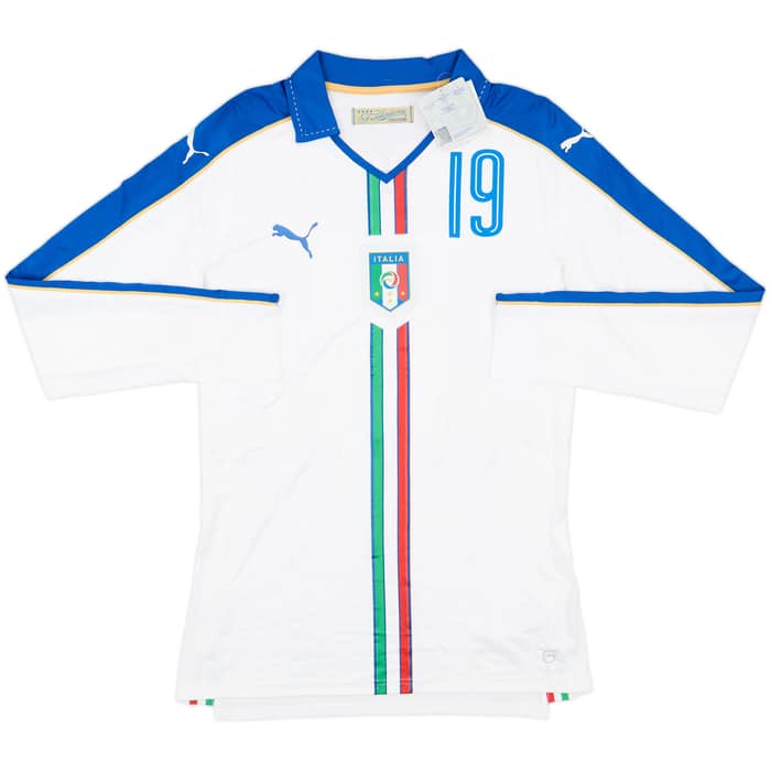 2016-17 Italy Player Issue Away L/S Shirt Bonucci #19 (XL)