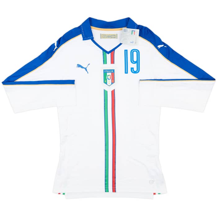 2016-17 Italy Player Issue Away L/S Shirt Bonucci #19 (L)
