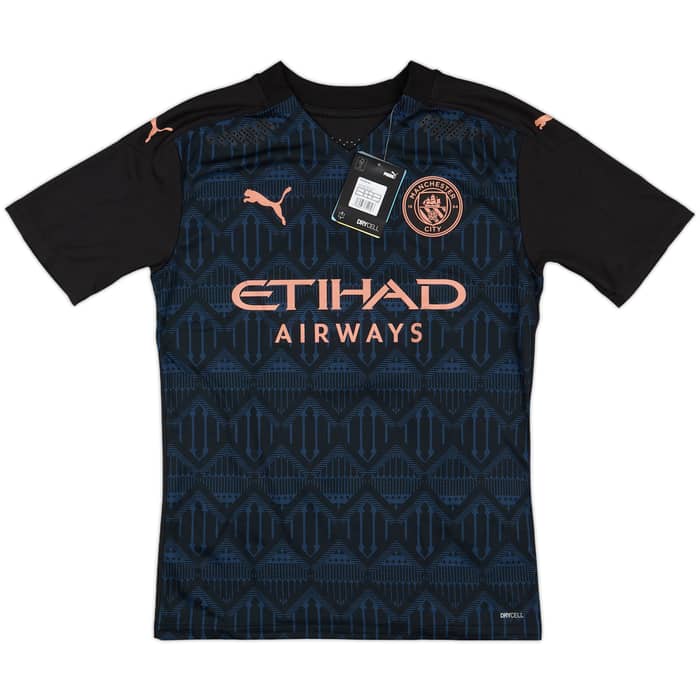 2020-21 Manchester City Authentic Away Shirt Kun Aguero #10 (S)