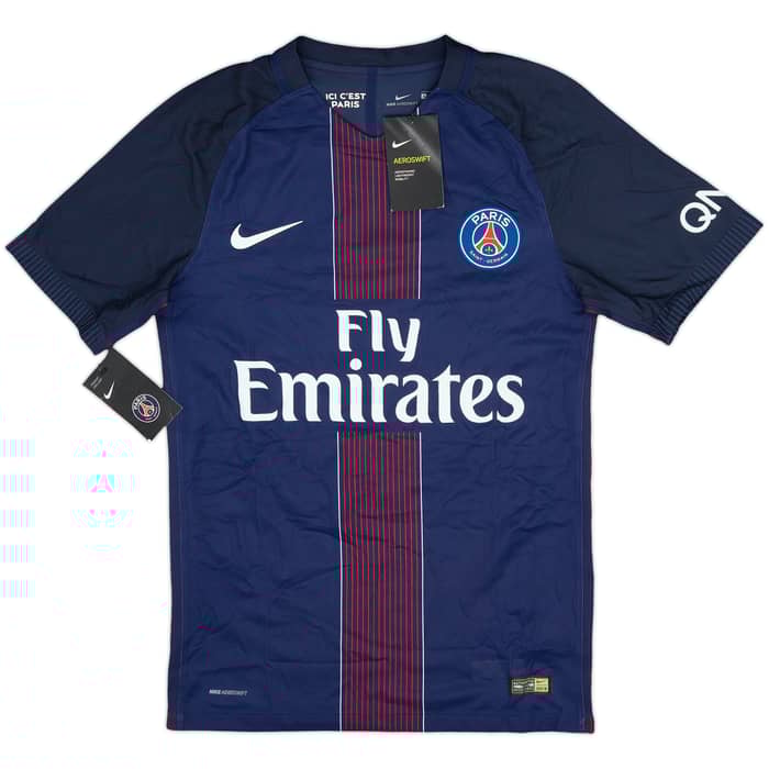 2016-17 Paris Saint-Germain Authentic Home Shirt Ibrahimovic #10 (S)