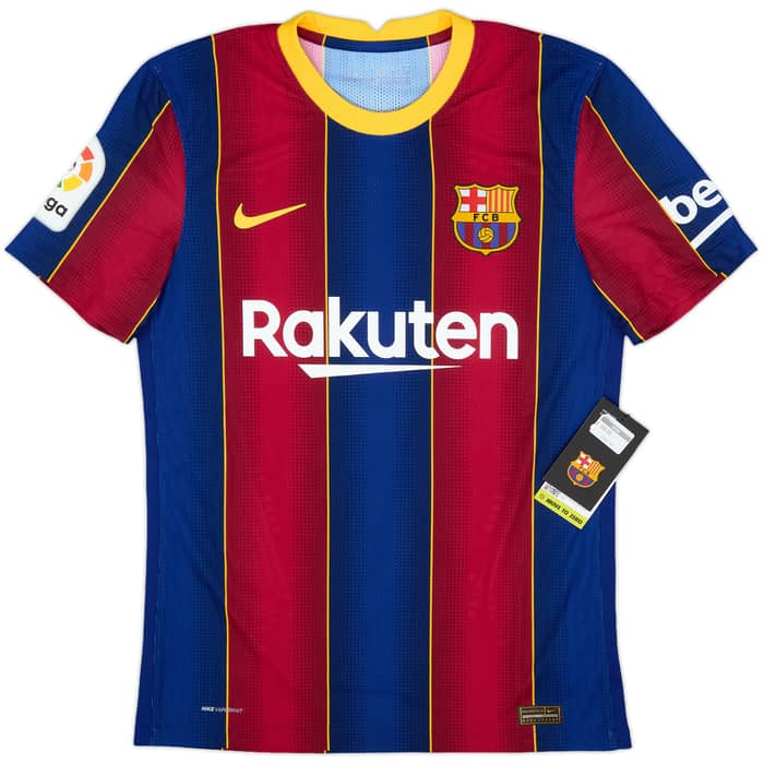2020-21 Barcelona Authentic Home Shirt Messi #10 (S)