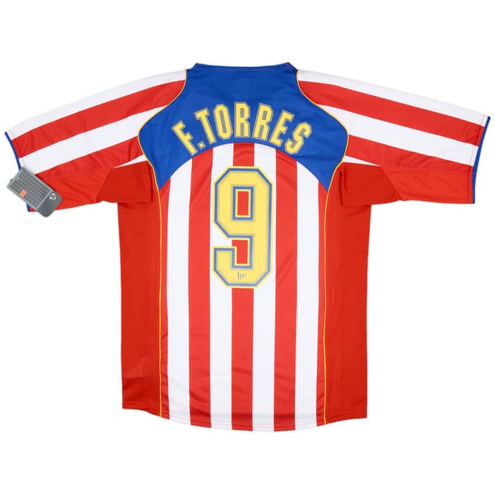 2004-05 Atletico Madrid Home Shirt Torres #9 (M)