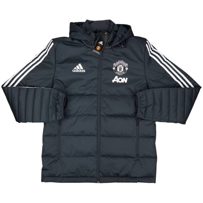 2017-18 Manchester United adidas Padded Bench Coat (M)
