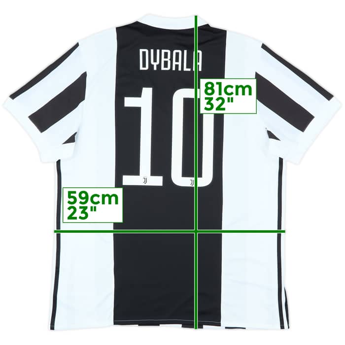 2017-18 Juventus Home Shirt Dybala #10 (XL)
