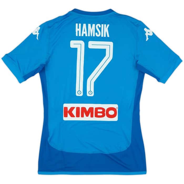 2017-18 Napoli Authentic Home Shirt Hamsik #17 (XL)