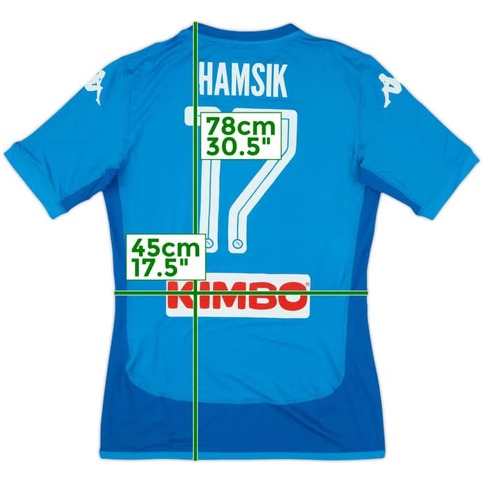 2017-18 Napoli Authentic Home Shirt Hamsik #17 (XL)