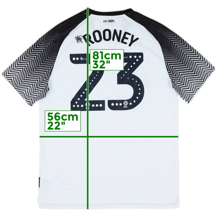 2019-20 Derby County Home Shirt Rooney #23 (XL)