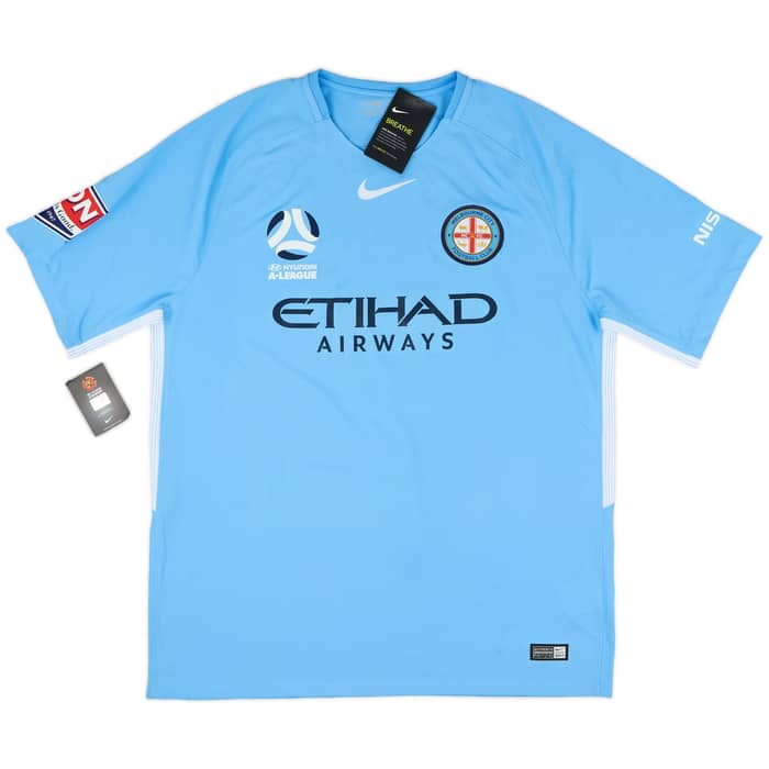 2017-18 Melbourne City Home Shirt Cahill #17 (XL)