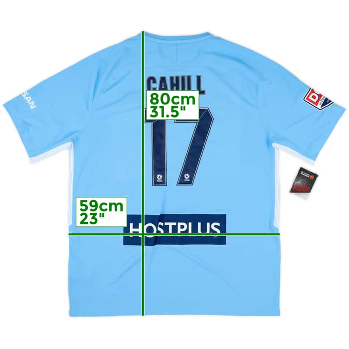 2017-18 Melbourne City Home Shirt Cahill #17 (XL)