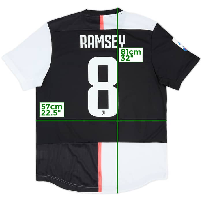 2019-20 Juventus Player Issue Home Shirt Ramsey #8 (L)