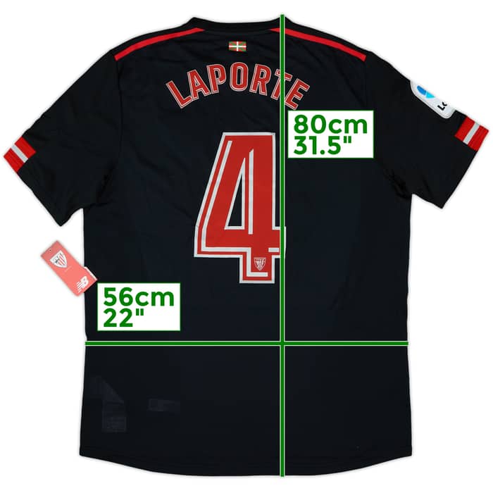 2017-18 Athletic Bilbao Away Shirt Laporte #4 (L)