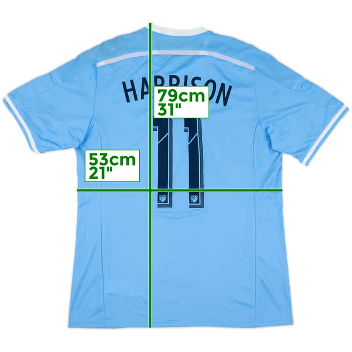 2015-16 New York City Authentic Home Shirt Harrison #11 (XL)