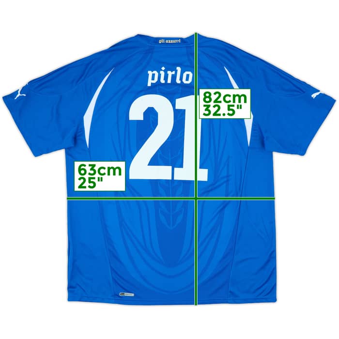 2010-12 Italy Home Shirt Pirlo #21 (3XL)