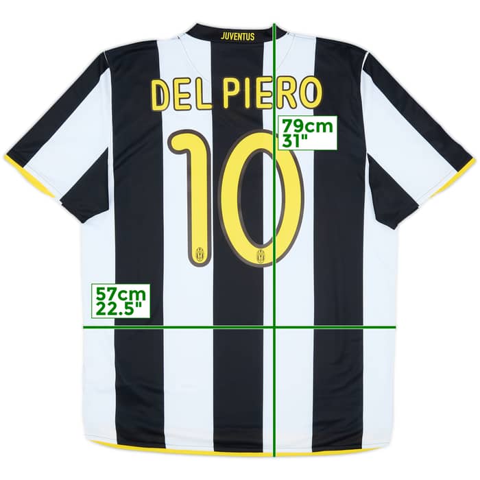 2008-09 Juventus Home Shirt Del Piero #10 (L)