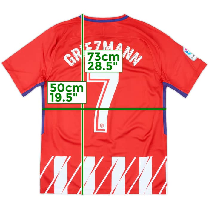 2017-18 Atletico Madrid Home Shirt Griezmann #7 (M)