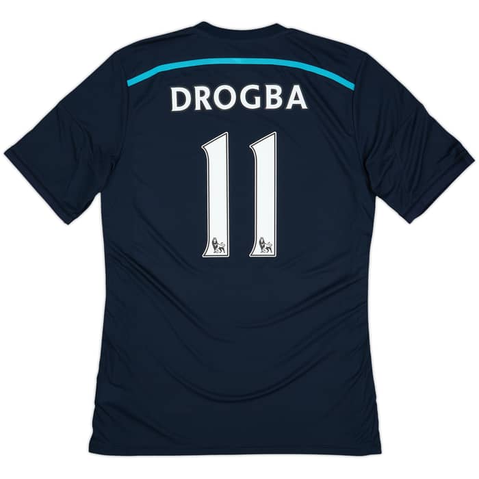 2014-15 Chelsea Player Issue Third Shirt Drogba #11 (L/XL)