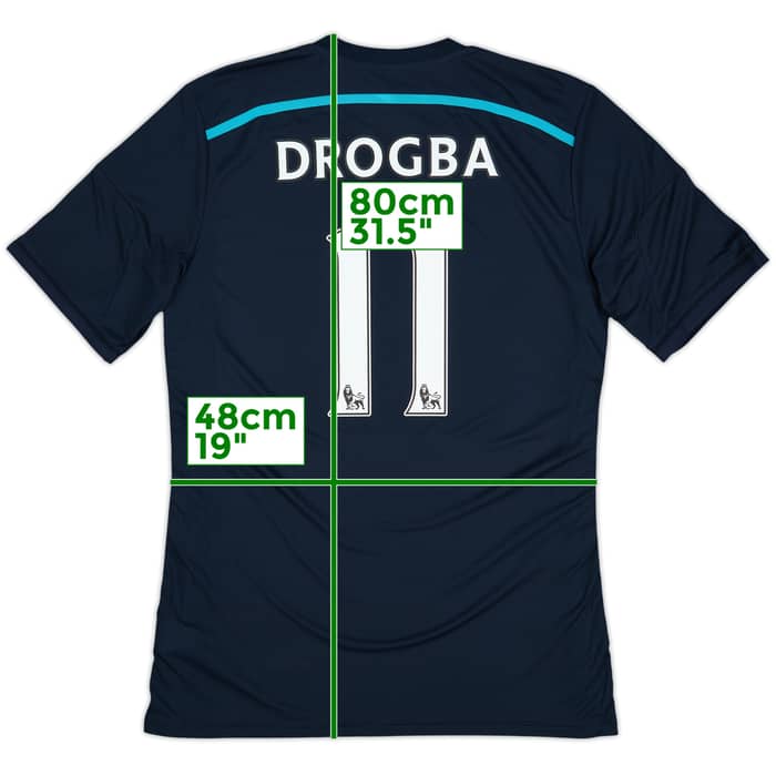 2014-15 Chelsea Player Issue Third Shirt Drogba #11 (L/XL)