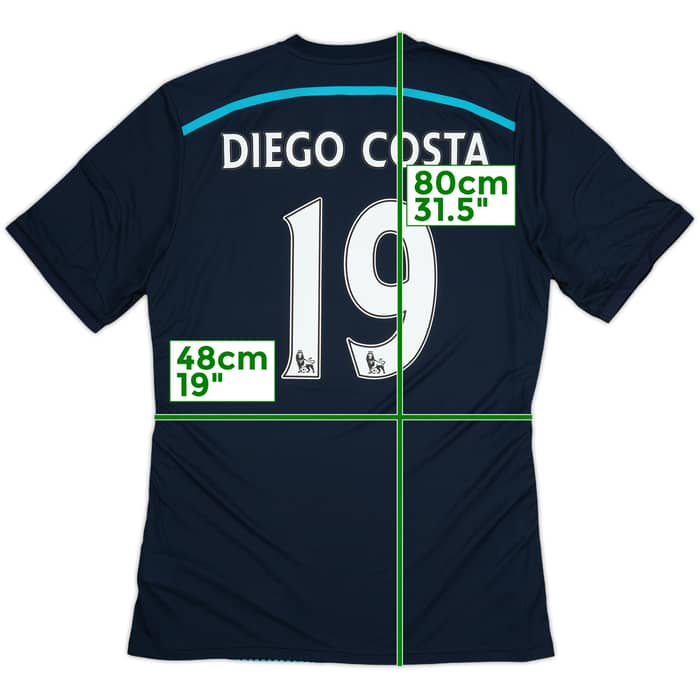 2014-15 Chelsea Player Issue Third Shirt Diego Costa #19 (L/XL)