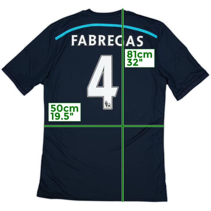2014-15 Chelsea Player Issue Third Shirt Fabregas #4 (XL)