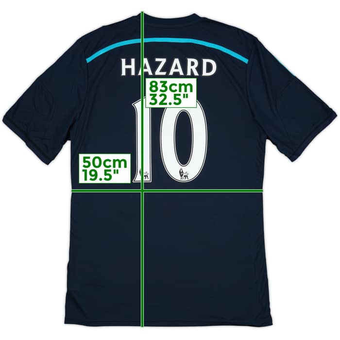 2014-15 Chelsea Player Issue Third Shirt Hazard #10 (XL)