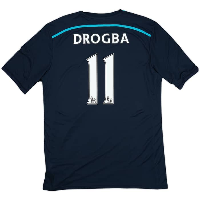 2014-15 Chelsea Player Issue Third Shirt Drogba #11 (XL/XXL)