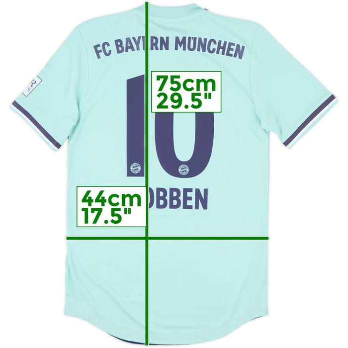 2018-19 Bayern Munich Away Shirt Robben #10 (S)
