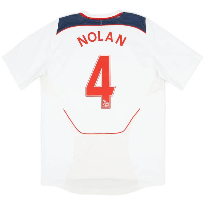 2008-09 Bolton Home Shirt Nolan #4 - 8/10 - (L)