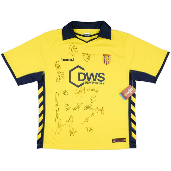 2005-06 Aston Villa Squad Signed Away Shirt (L)