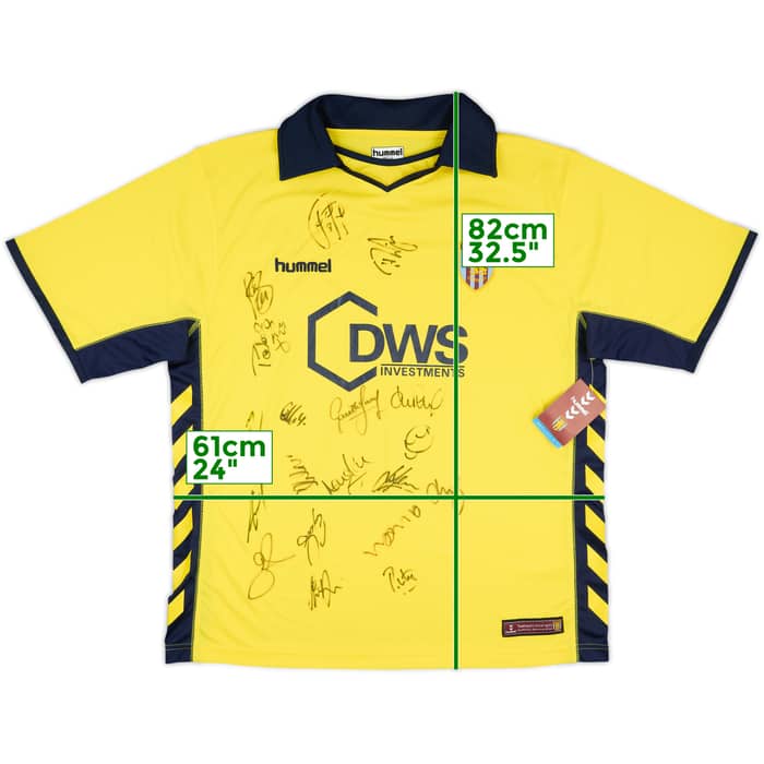 2005-06 Aston Villa Squad Signed Away Shirt (L)
