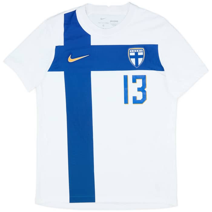 2024 Finland Match Issue Home Shirt Soiri #13
