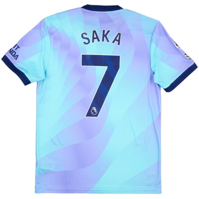 2024-25 Arsenal Match Issue Third Shirt Saka #7